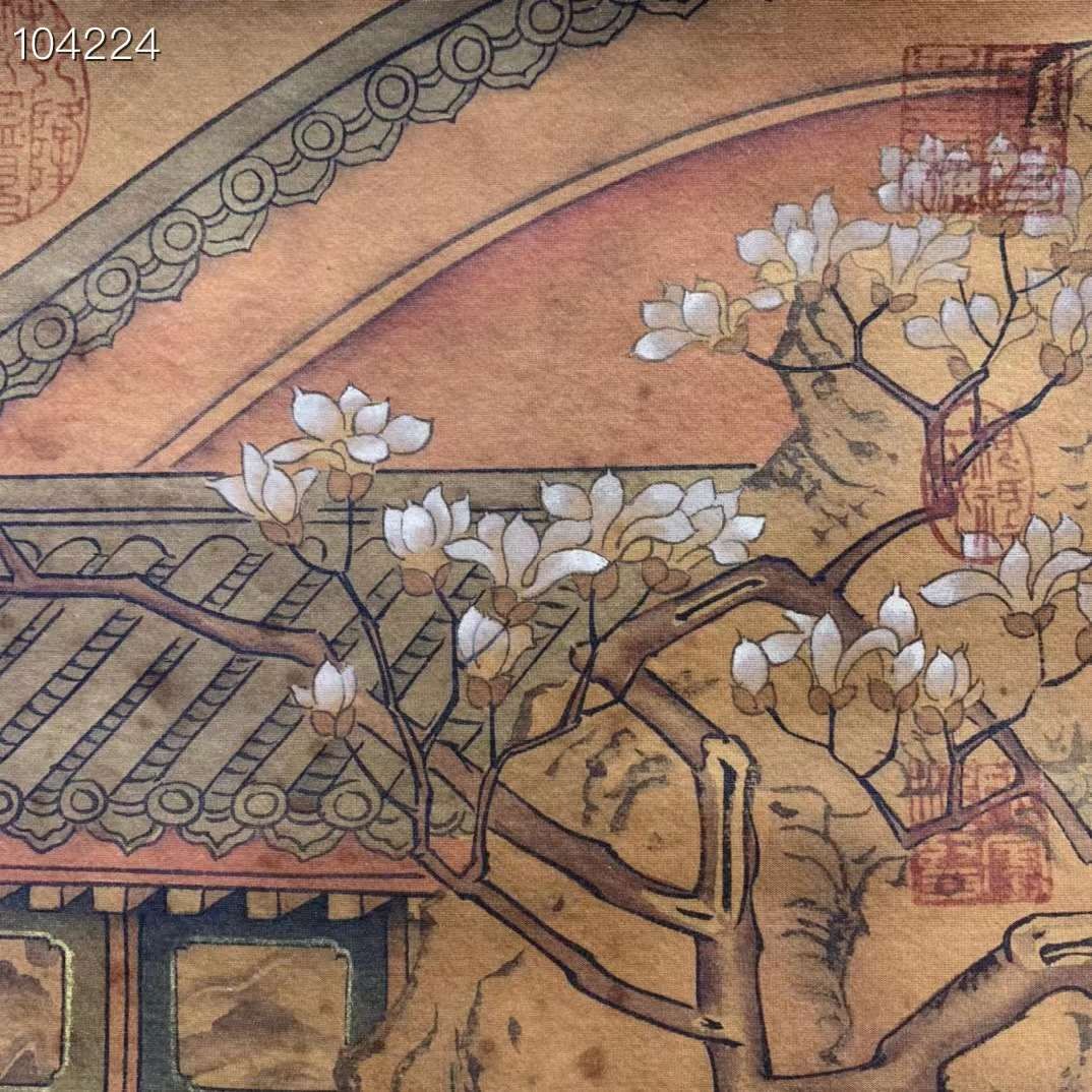 北宋画家——王居正绢本人物画