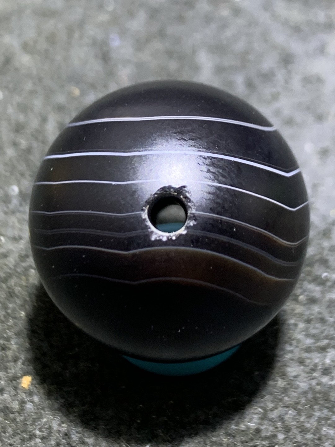 精美药师玛瑙天眼圆珠一颗