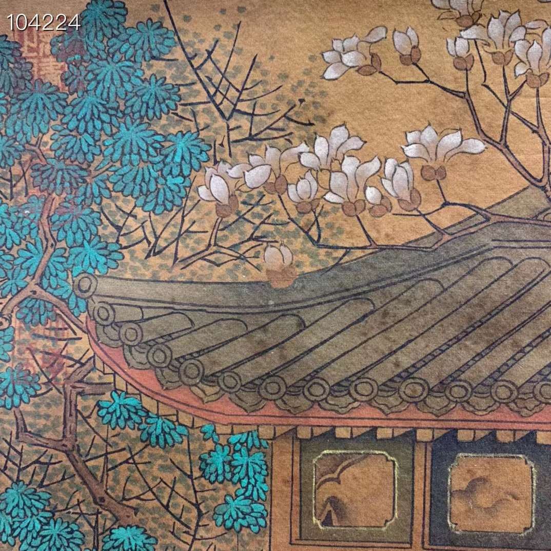 北宋画家——王居正绢本人物画