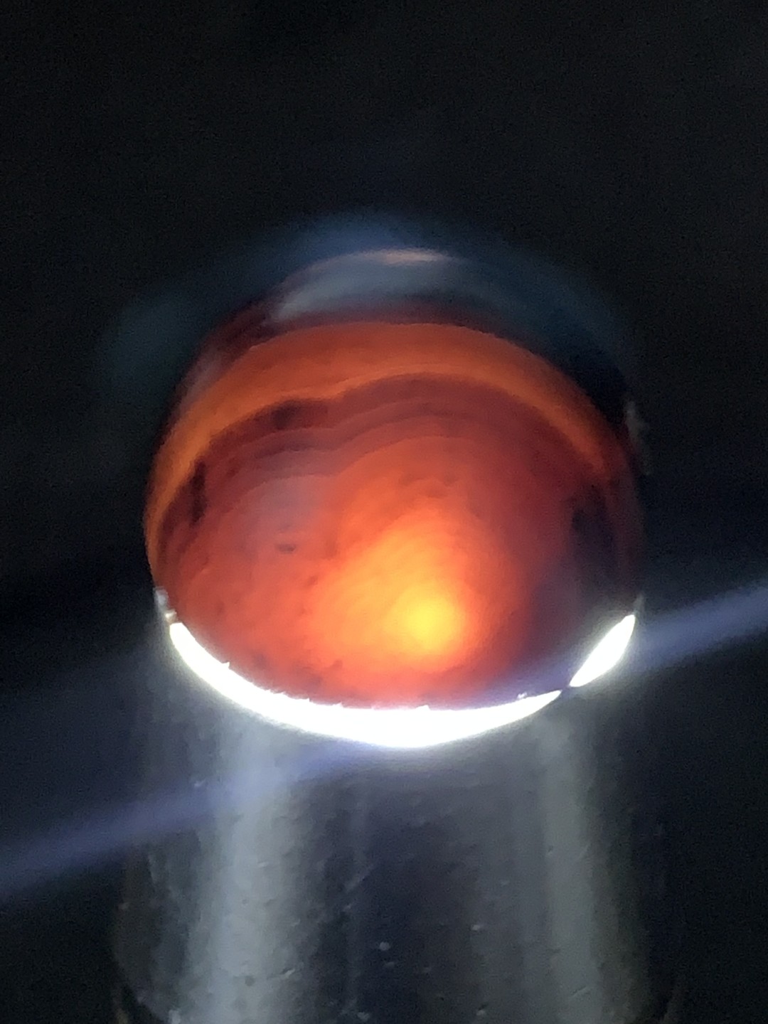 精美药师玛瑙天眼圆珠一颗