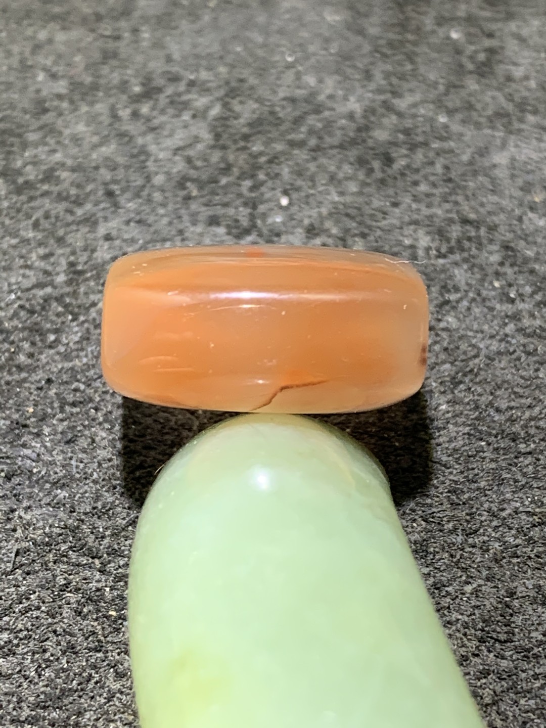 川料南红玛瑙冰飘荔枝冻朱砂点背云一个！