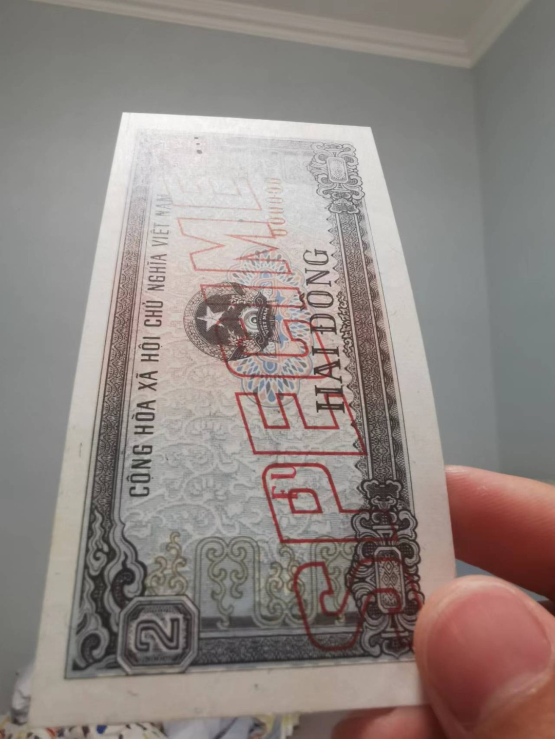 31.【鲸贝乐淘★道德经】第“谷神不死，是谓玄牝”号拍卖 【越南🇻🇳★全零票样】1980年2盾票样，全新全品UNC