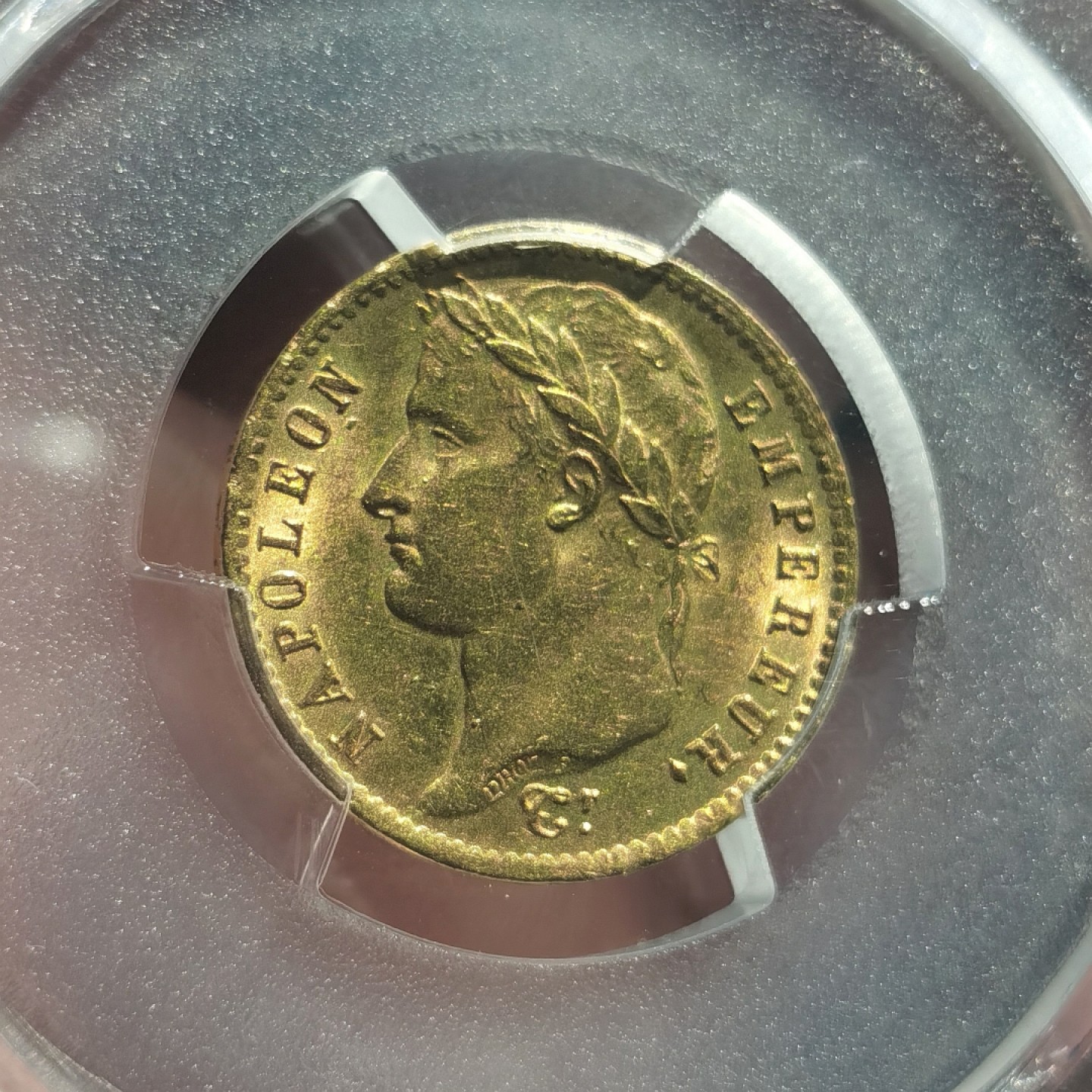 博洋堂双十一“璀璨之夜”精品专场暨第005期（全场包邮） PCGS MS62 法国1811年20法郎金币，高“1”小版别，1811最后1个1字比正常位置高很多