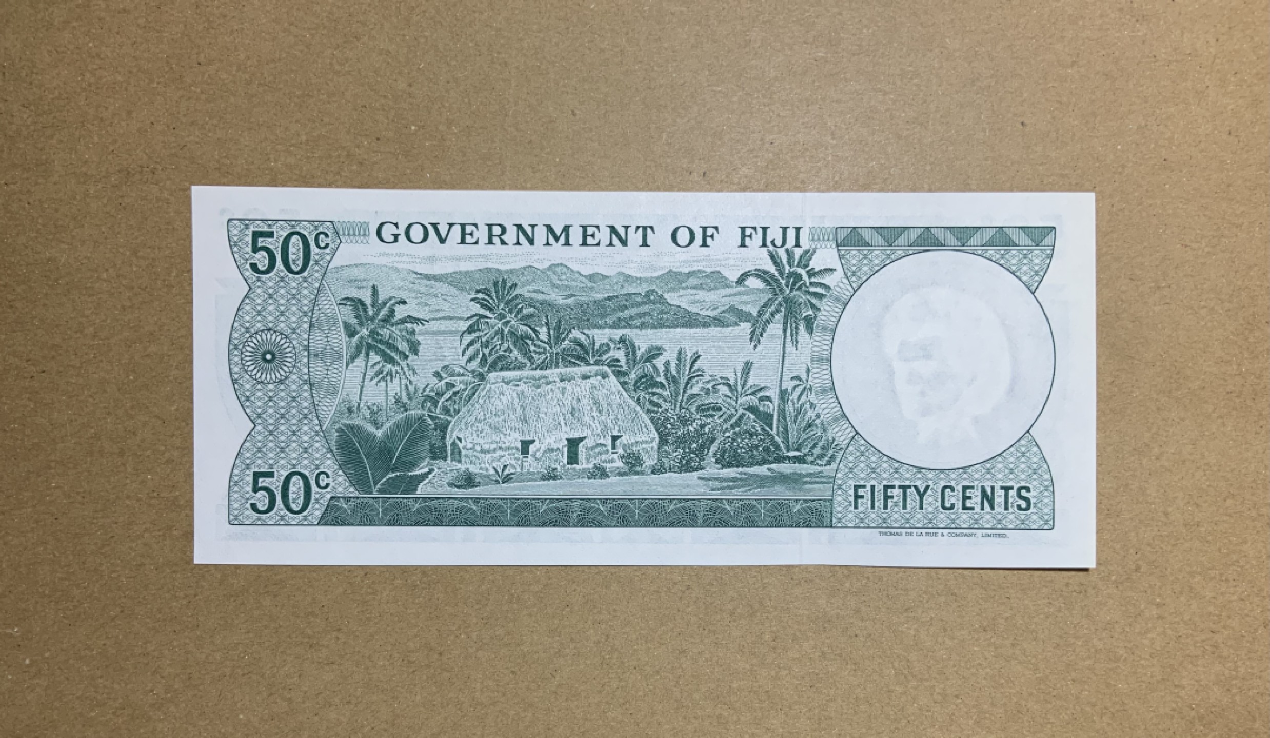 收藏联盟Quantum Auction 第207期拍卖 斐济1969年50分 品相AU 初版首发冠A/1