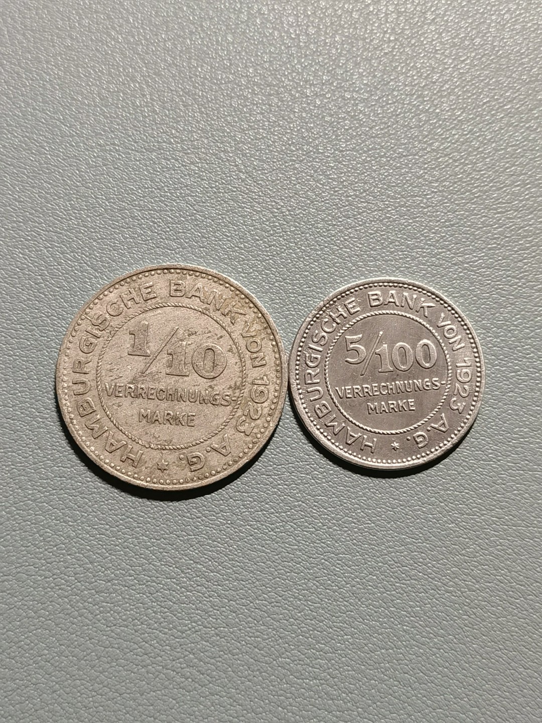 🎉乐享宝藏💰20221111期专场  汉堡市紧急货币1/10、5/100 Verrechnungs马克