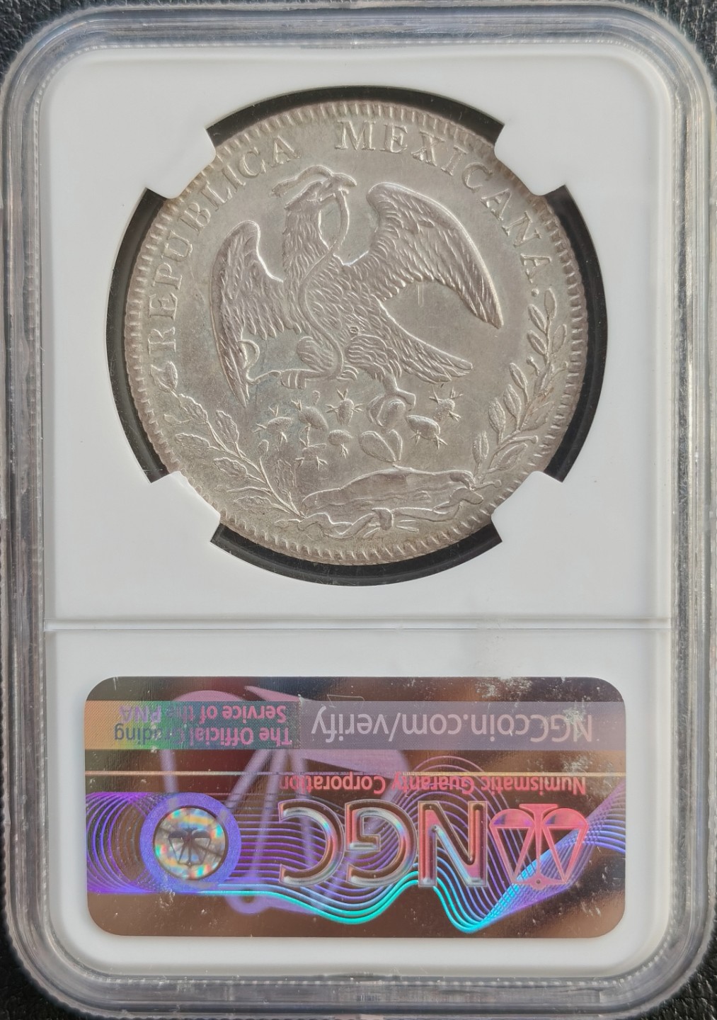 博洋堂双十一“璀璨之夜”精品专场暨第005期（全场包邮） NGC MS65 墨西哥1883年CN AM版花边鹰洋，NGC亚军