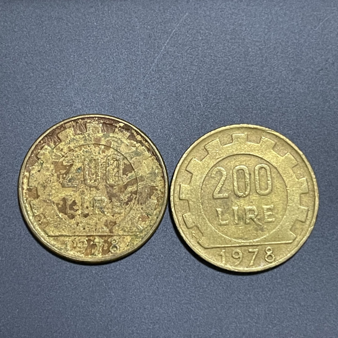 外国硬币0元起拍（27） 意大利200里拉 2