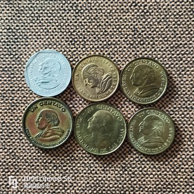 泡泡堂微拍第二十五幕精品硬币捡漏专场👿👿，零佣金，零押金，累计满二十元包邮 - 凑齐不易的危地马拉1分不同版本6枚。仔细看