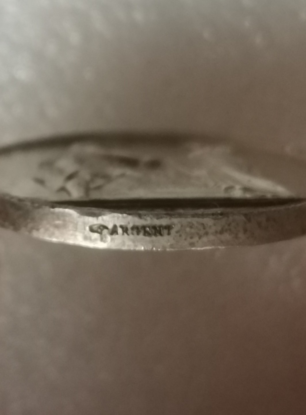 瓶子🏺第65期拍卖会 法国19世纪银质婚章（手指铭）