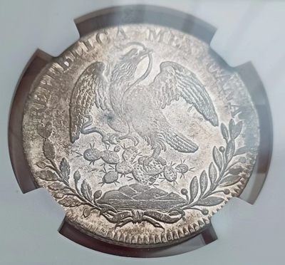瓶子🏺第65期拍卖会 - 墨西哥1833年早期鹰洋大银币（AU）表面状态很好，因为边有点铸造缺陷给了伤，个人感觉可以复评