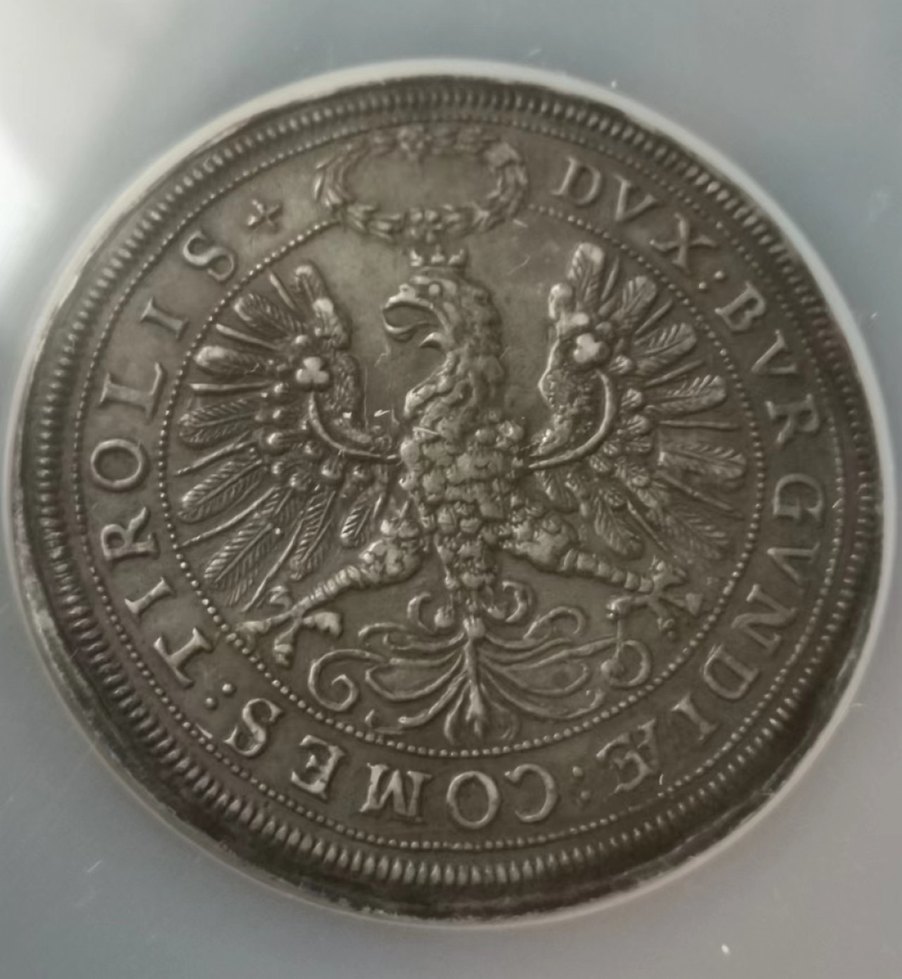 瓶子🏺第65期拍卖会 神圣罗马帝国1626年利奥波德大婚2泰勒超大银币全深打底光状态好（AU没给分，状态好过很多有分的）完全可以复评