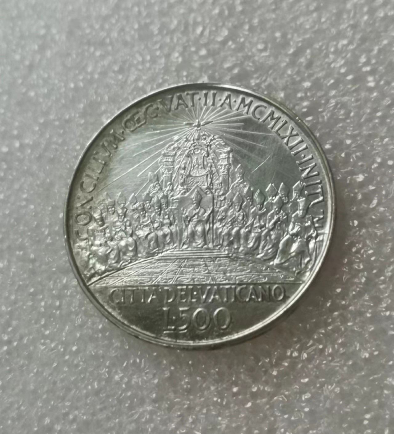 瓶子🏺第65期拍卖会 梵蒂冈1962年约翰二十三世500里拉银币
