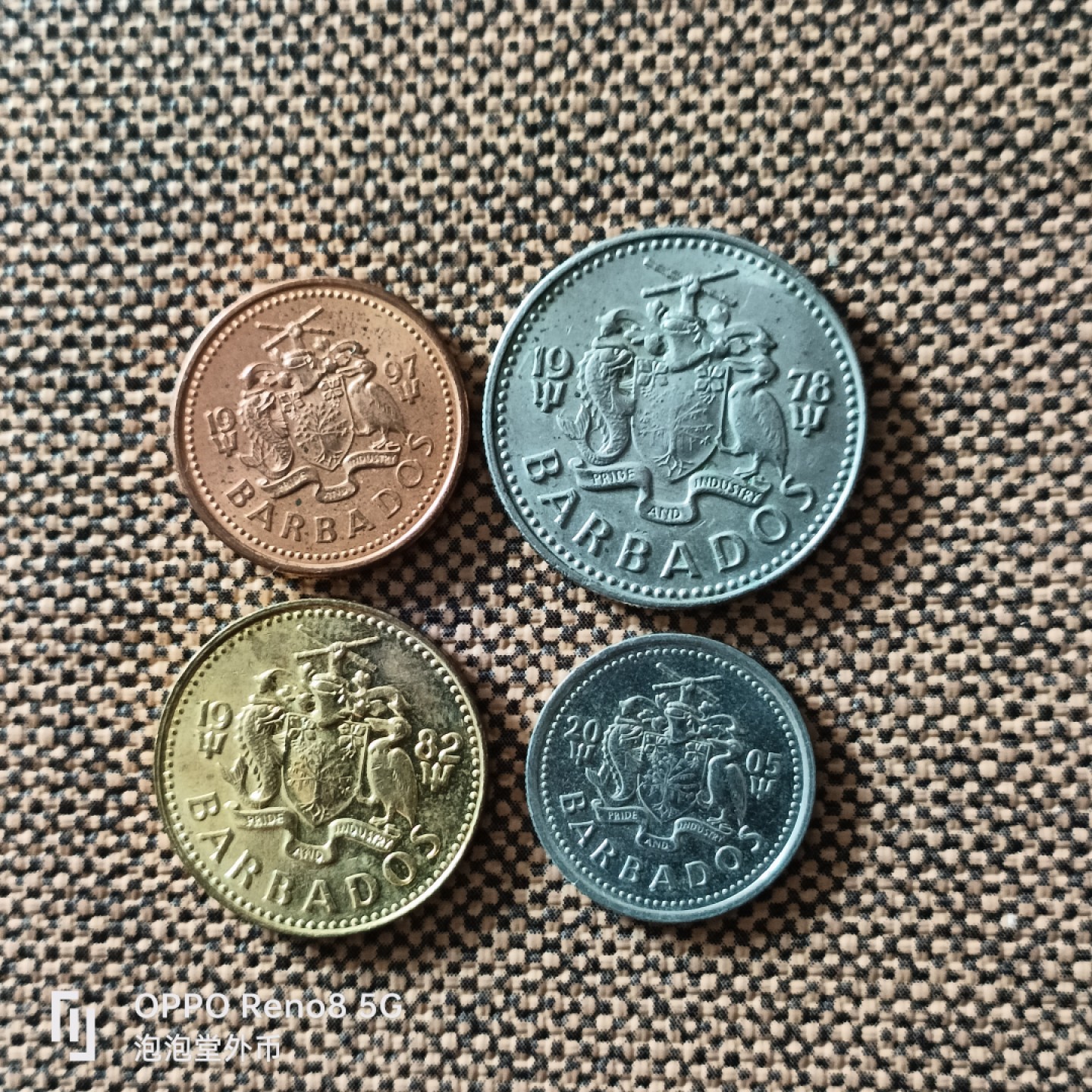 泡泡堂微拍第二十五幕精品硬币捡漏专场👿👿，零佣金，零押金，累计满二十元包邮 阿巴多斯四枚小套。