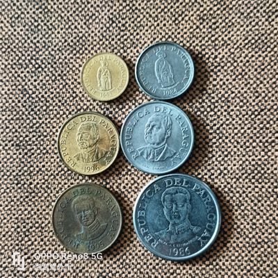 泡泡堂微拍第二十五幕精品硬币捡漏专场👿👿，零佣金，零押金，累计满二十元包邮 - 乌拉圭不同版本6个