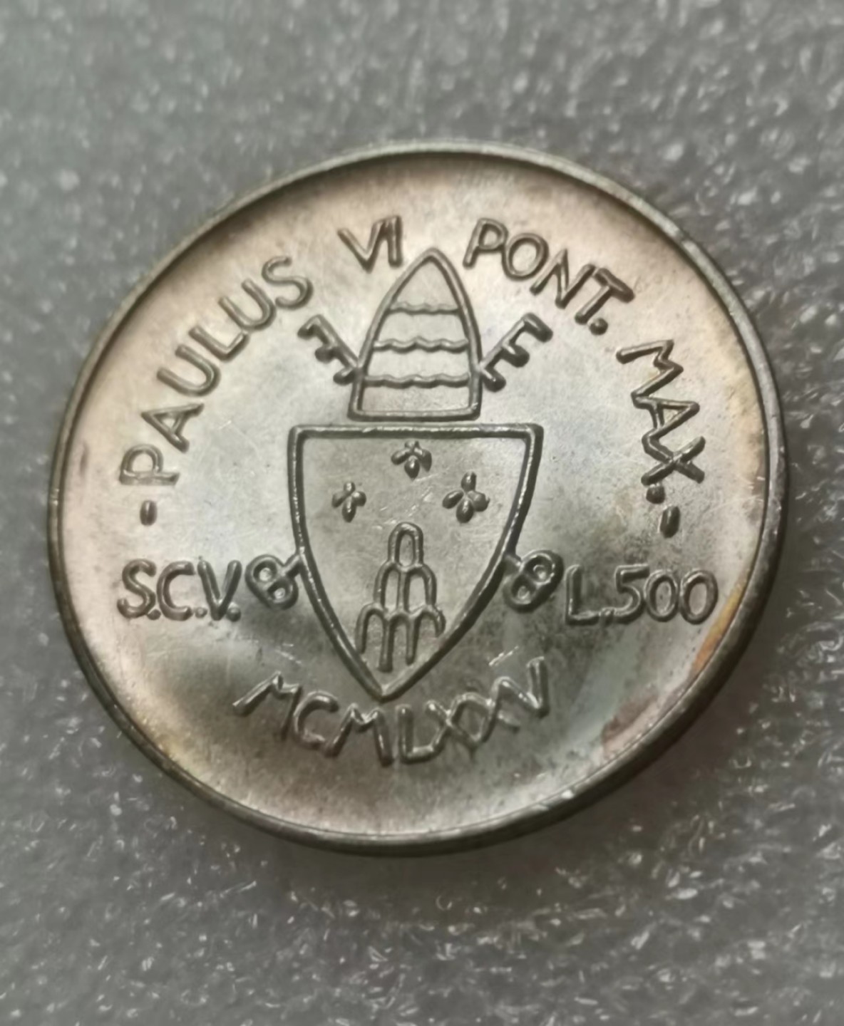 瓶子🏺第65期拍卖会 梵蒂冈1975年500里拉银币