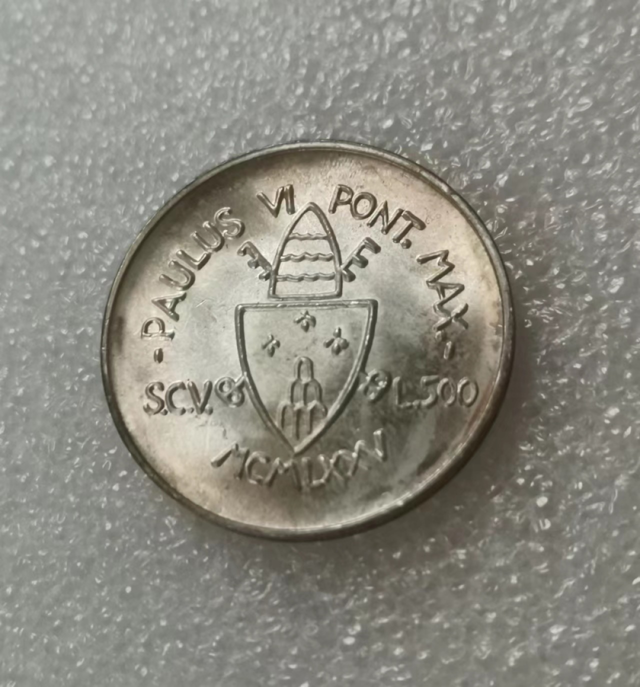 瓶子🏺第65期拍卖会 梵蒂冈1975年500里拉银币