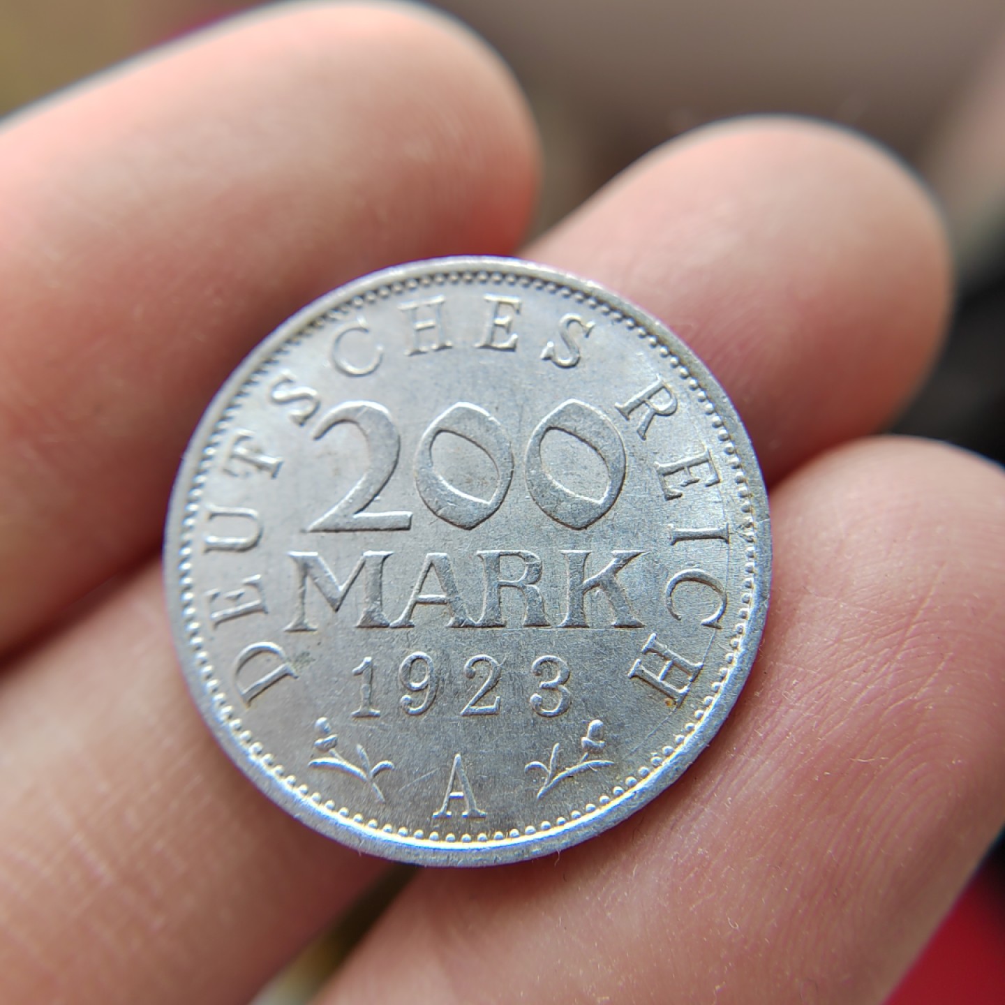 王之爱好～外国硬币 1923年，200马克，德国硬币
