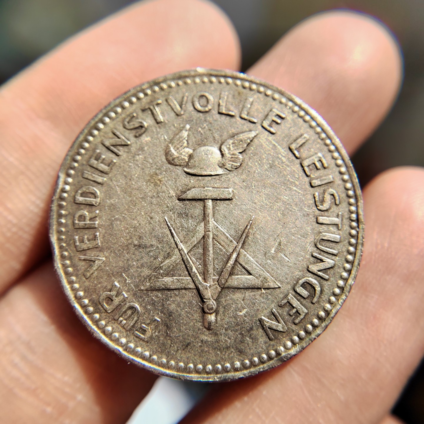 王之爱好～外国硬币 德国萨克森州奇陶商会银章