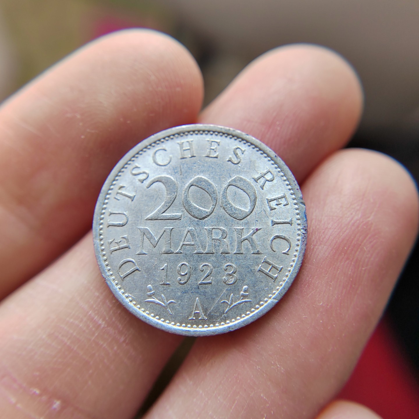 王之爱好～外国硬币 1923年，200马克，德国硬币