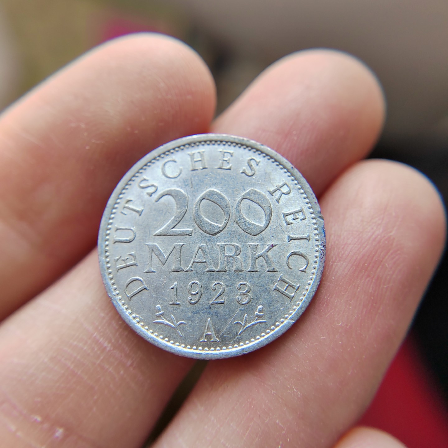 王之爱好～外国硬币 1923年，200马克，德国硬币