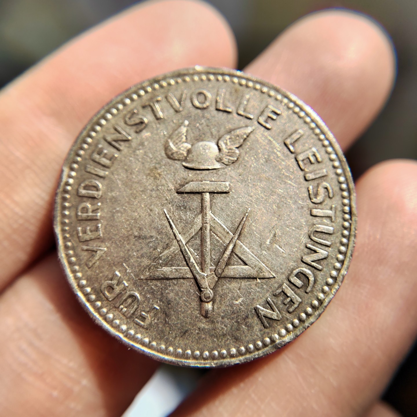 王之爱好～外国硬币 德国萨克森州奇陶商会银章