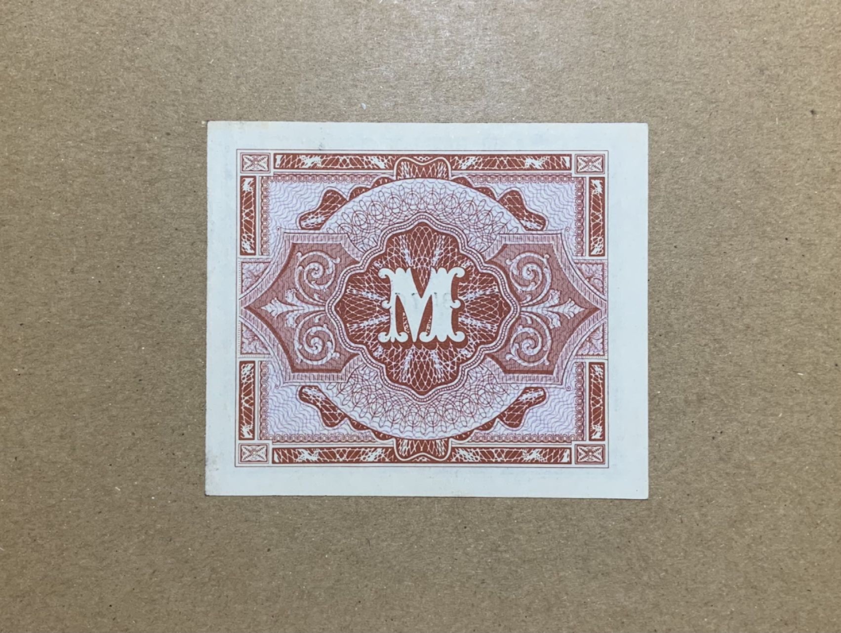 收藏联盟Quantum Auction 第207期拍卖 德国1944年二战盟军货币1马克 品相unc- 全新稀少