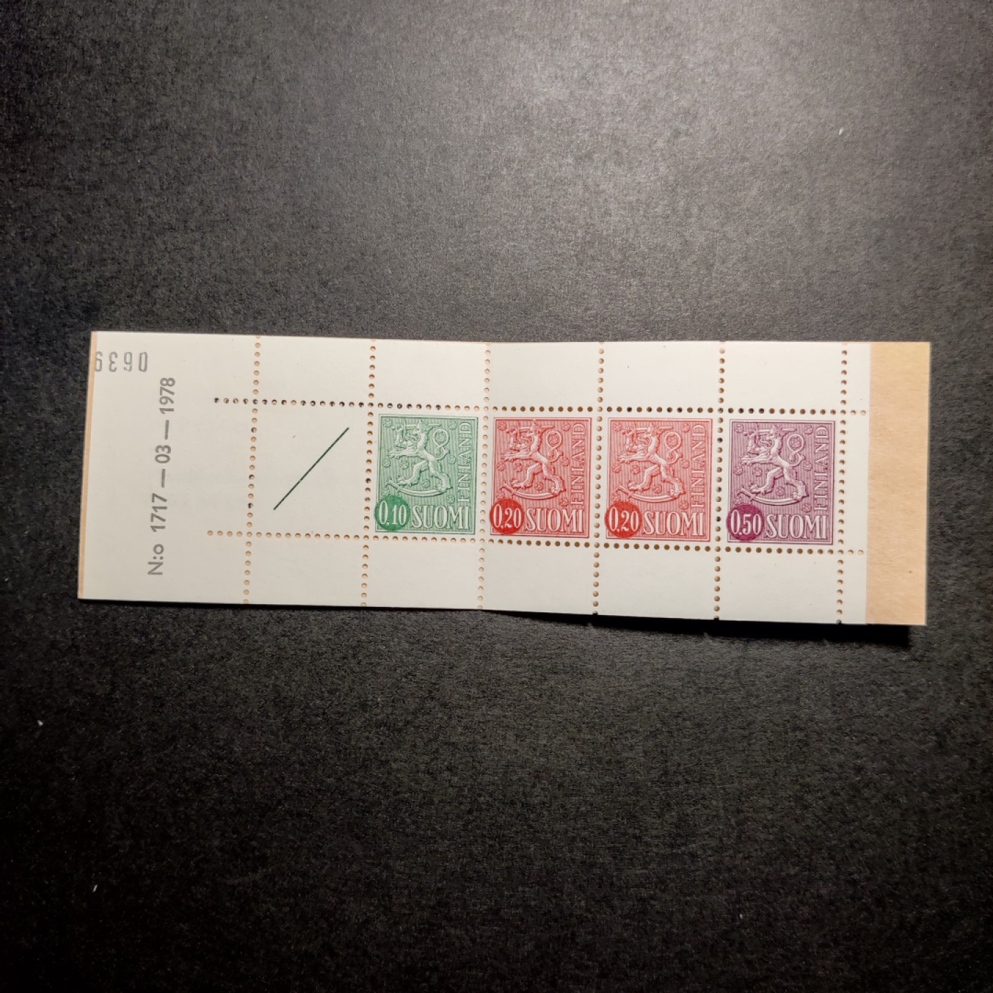 洪涛臻品 精选邮票限时拍卖第八十期 资深玩家才见过的 1978-3-17芬兰较早期小本票 四枚新票齐全
