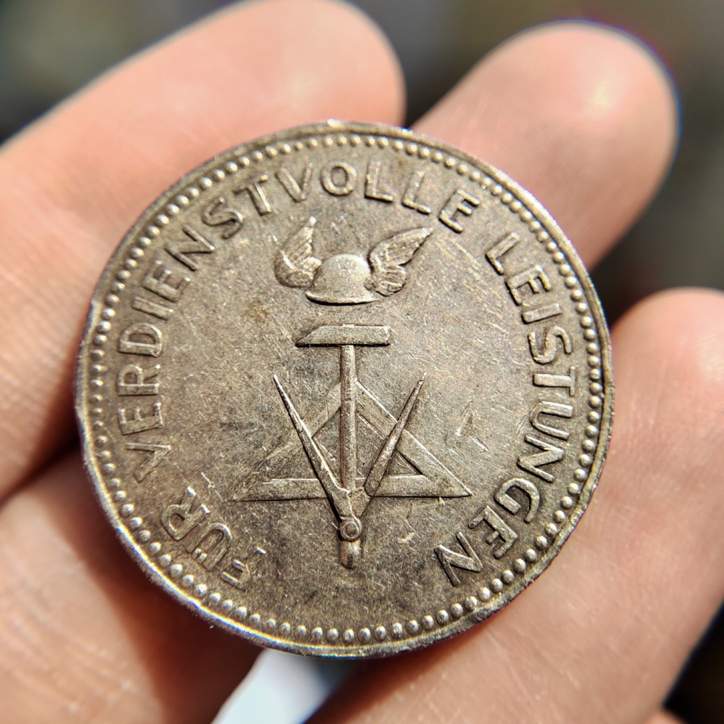 王之爱好～外国硬币 德国萨克森州奇陶商会银章