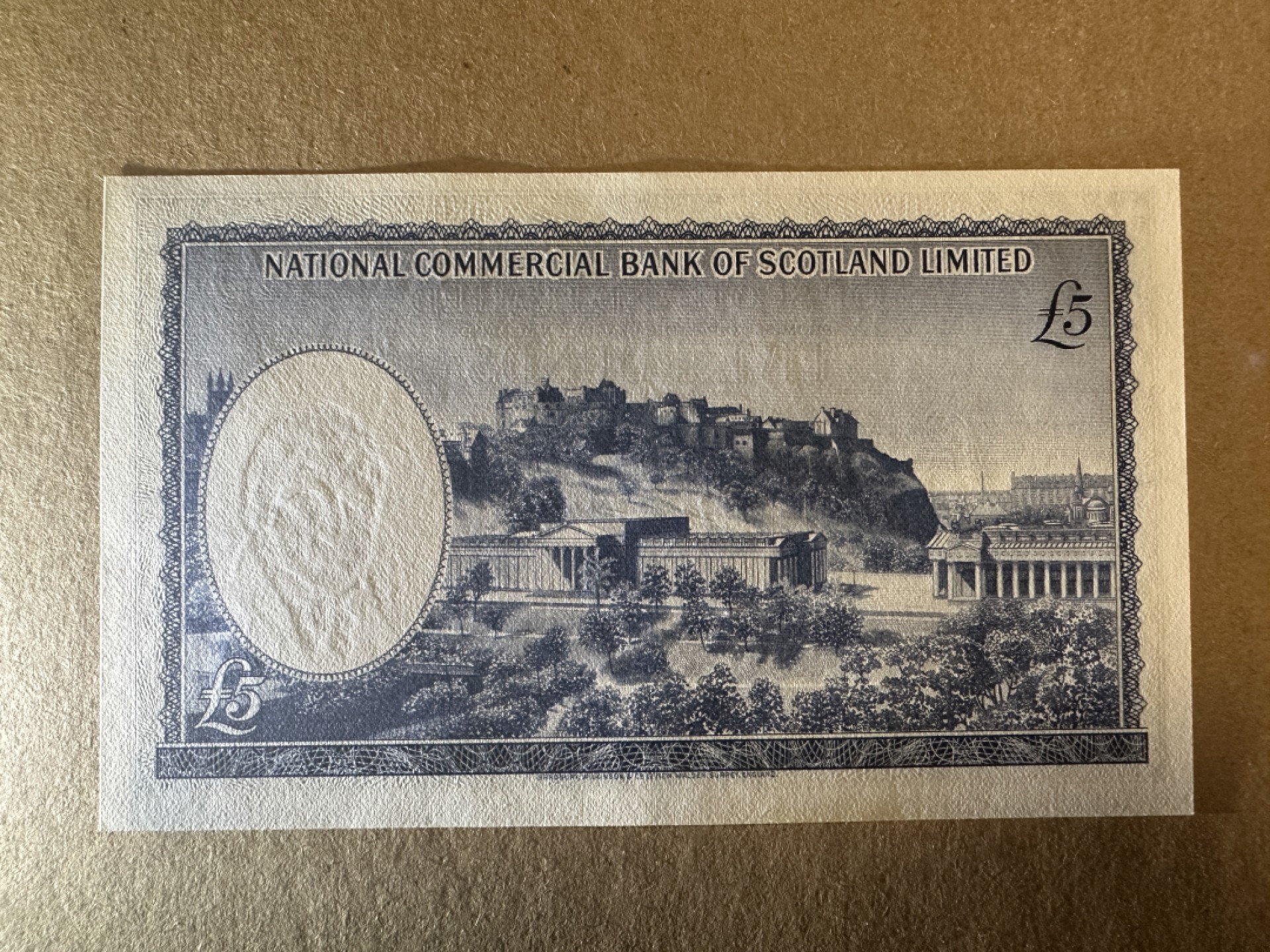 《张总收藏》79期——外币精品 苏格兰5镑 UNC 1966年 国家商业银行
