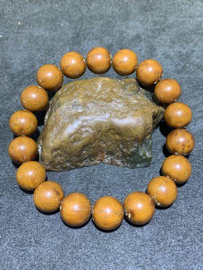 精美招财紫金鼠菩提光珠手串一条！ - 精美招财紫金鼠菩提光珠手串一条！