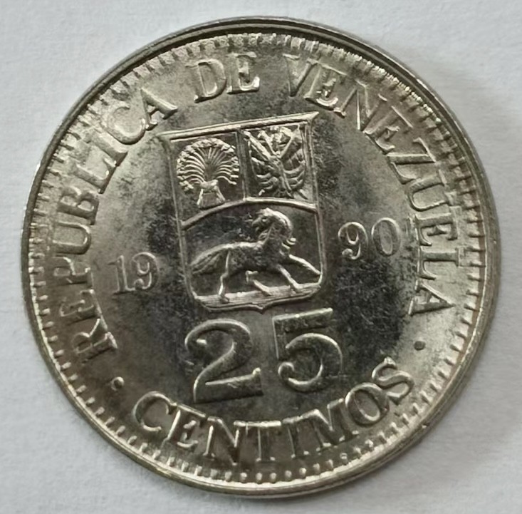 泡泡堂第145期  世界硬币专场（无押金，无佣金，捡漏，全场20包邮，偏远地区除外） 委内瑞拉25分