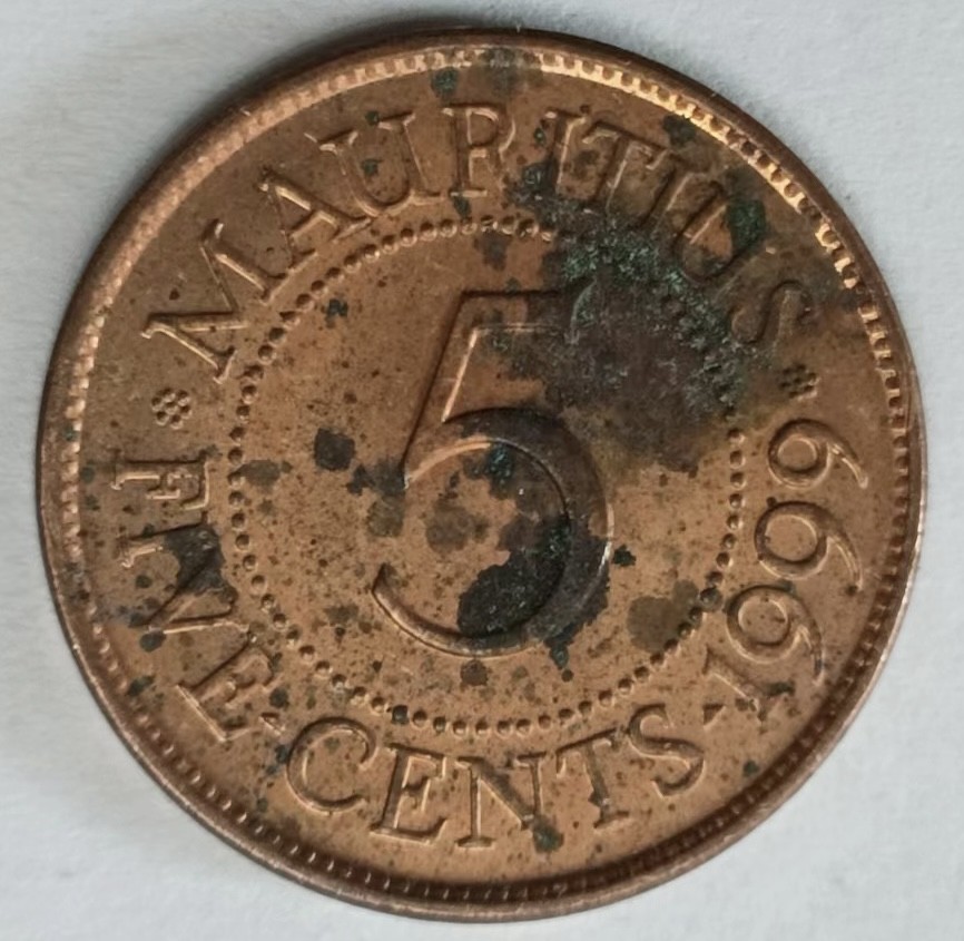 泡泡堂第145期  世界硬币专场（无押金，无佣金，捡漏，全场20包邮，偏远地区除外） 毛里求斯五分