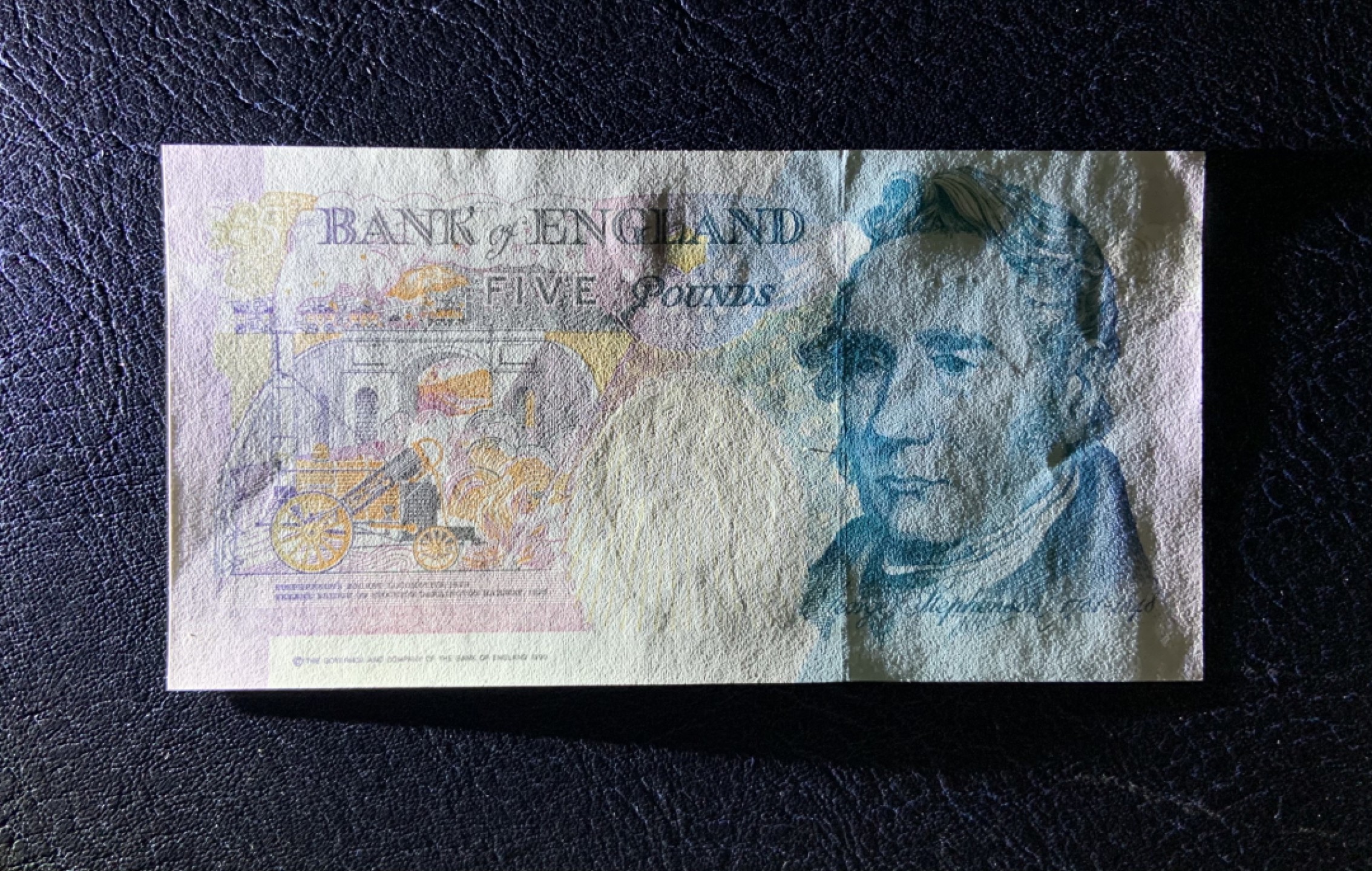 收藏联盟Quantum Auction 第208期拍卖(最后三拍新添测试钞评级币) 英国1990年5镑 品相UNC- 首发年A冠 