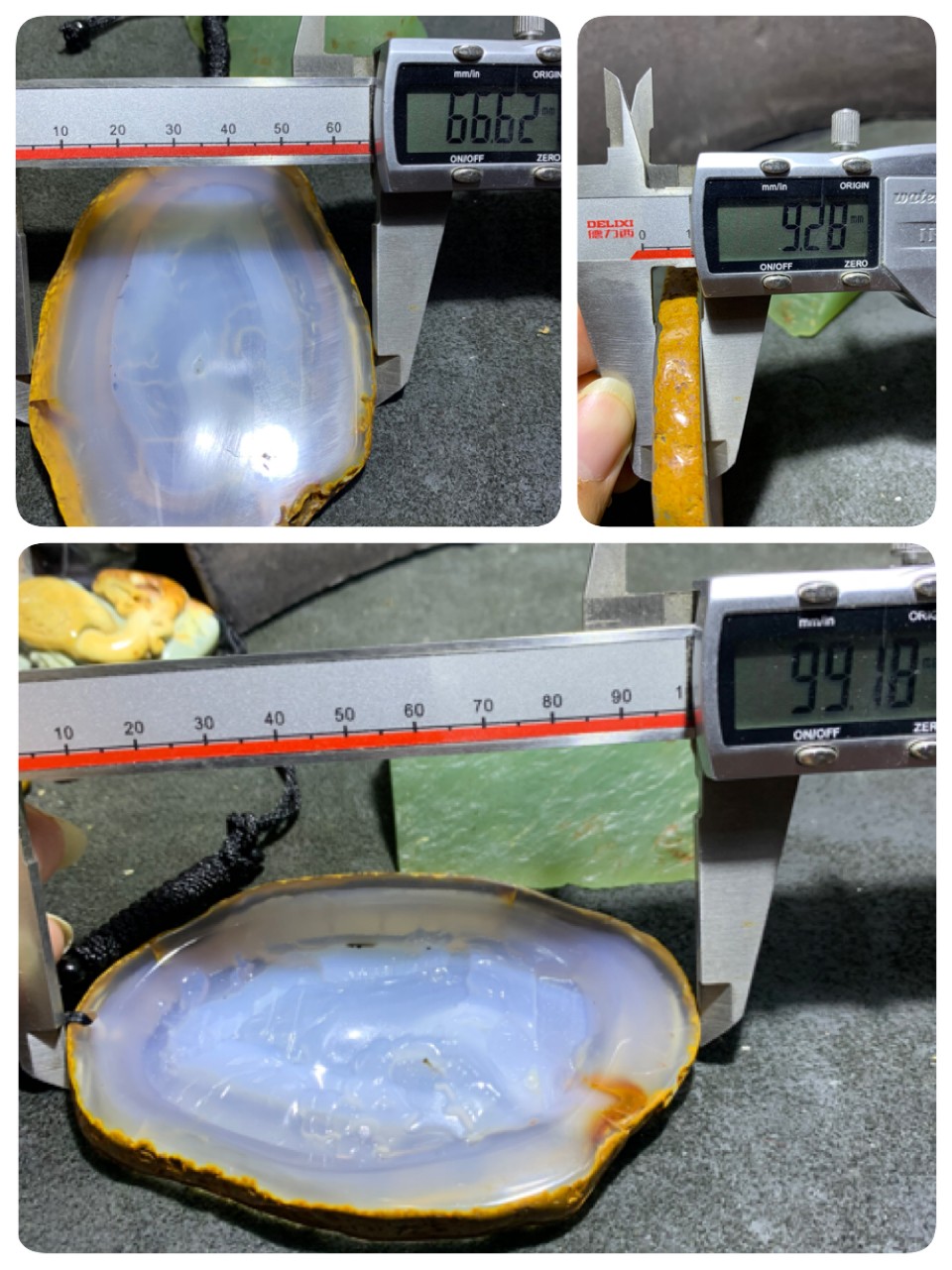 重器天然马达加斯加原皮玛瑙雕刻山水风景大 牌子一块，