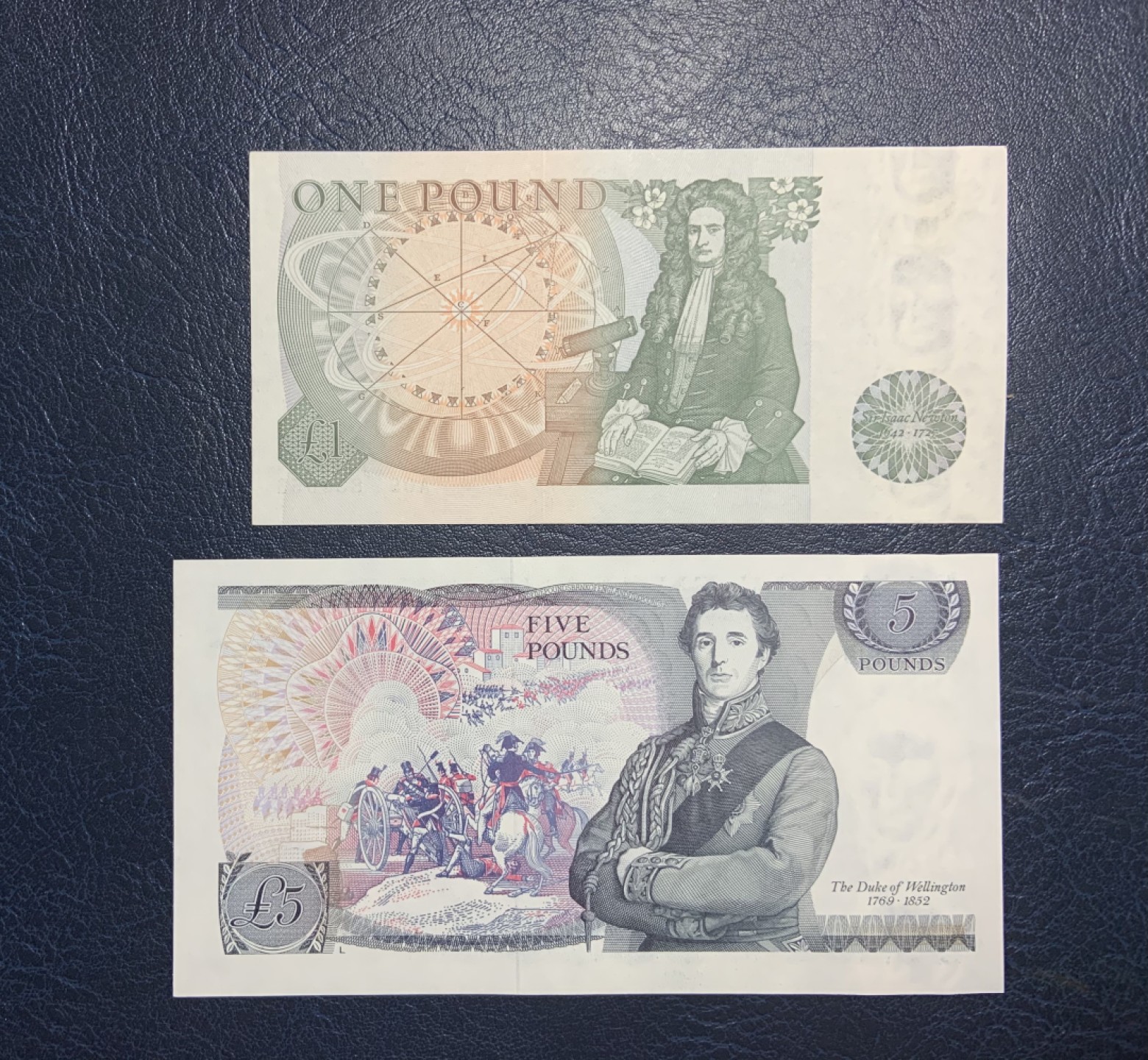 收藏联盟Quantum Auction 第208期拍卖(最后三拍新添测试钞评级币) 英国1978-80年1-5镑 品相AU 初版