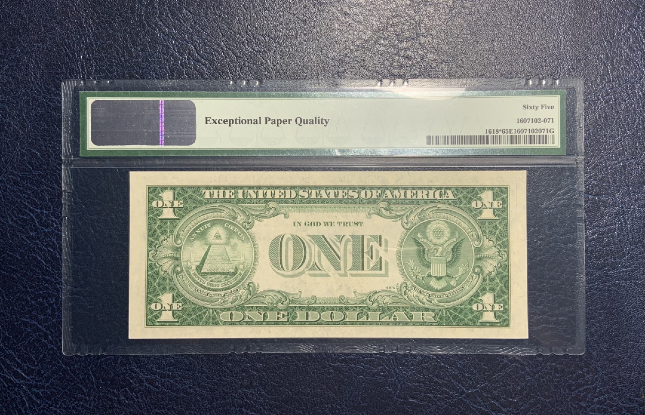 收藏联盟Quantum Auction 第208期拍卖(最后三拍新添测试钞评级币) 美国1935年1美元银币券 PMG65