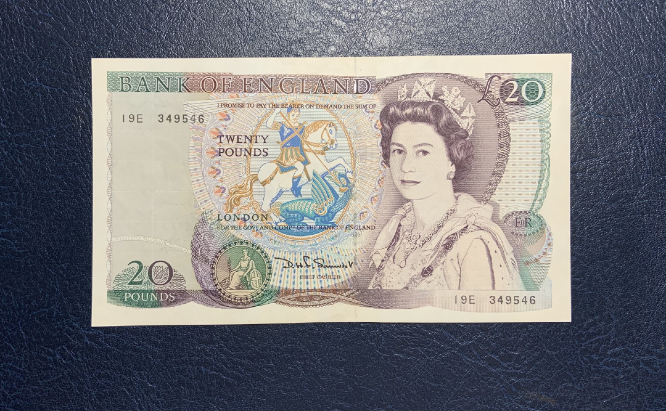 收藏联盟Quantum Auction 第208期拍卖(最后三拍新添测试钞评级币) 英国1984-88年20镑 品相AU+ 无明显中折 莎士比亚的《罗密欧与朱丽叶》