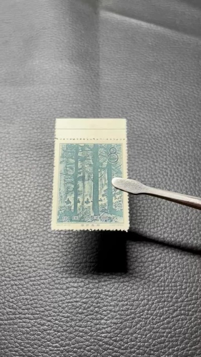 洪涛臻品批发群  精选邮票限时拍卖第八十二期 【ASG、源泰送评级可帮忙选货】特27林业4-2★新★一枚，★色线★，版撕全品嘎嘎绝, 完美品相, 版撕票藏家首选。1958年发行经典热门草纸票，全品存世量少。可单玩可配套，非常有收藏价值★ASG评级首选★包OP。