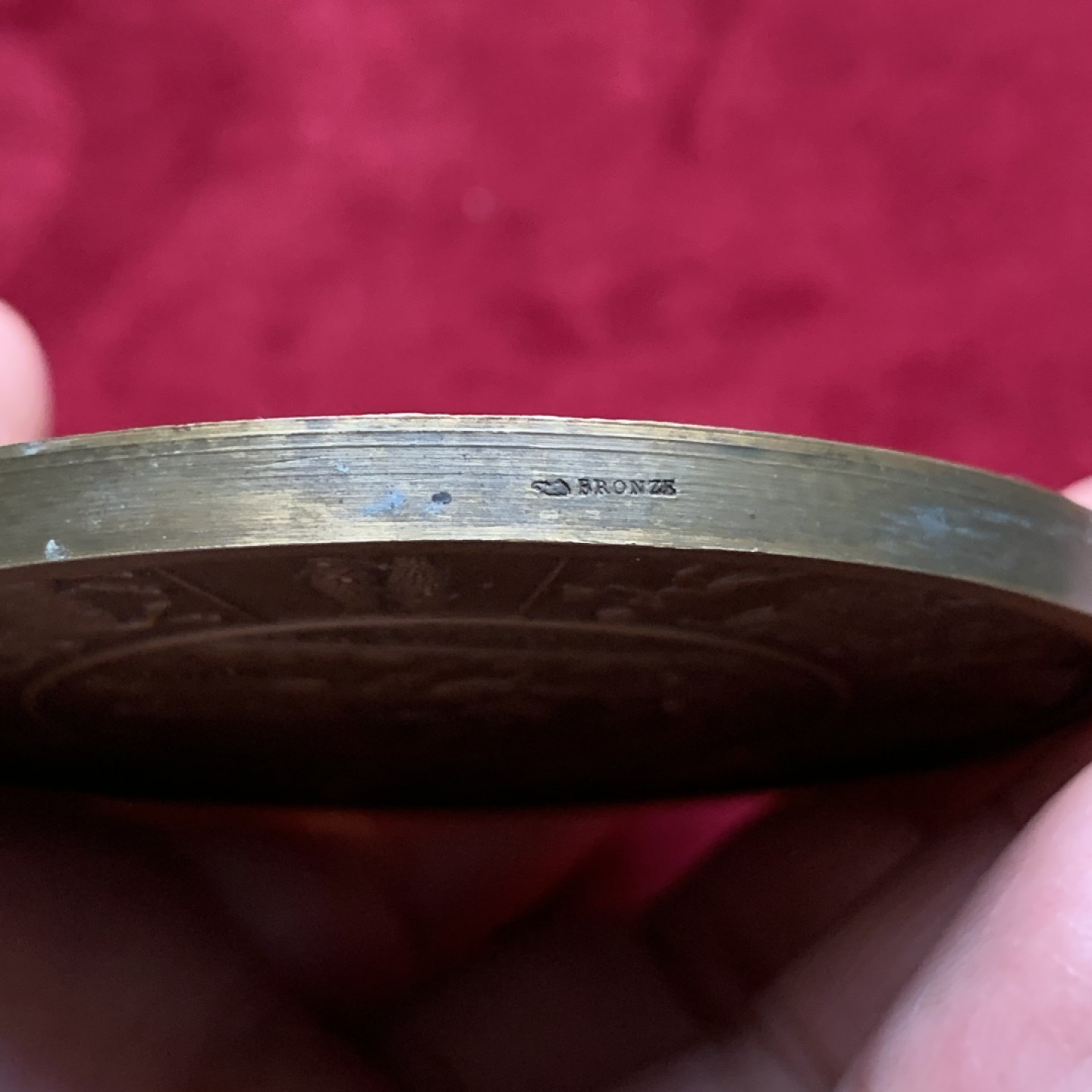 《竞宝斋》第115场-周日，周一 ，2场连拍（全场包邮） 1637年法国路易十三  星座大铜章（20世纪初铸造），直径72mm，重量182g 超大规格 细节精细