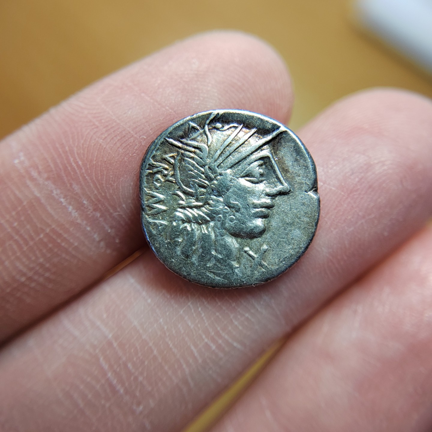 王之爱好～打制币 古罗马共和国时期罗马女神银币