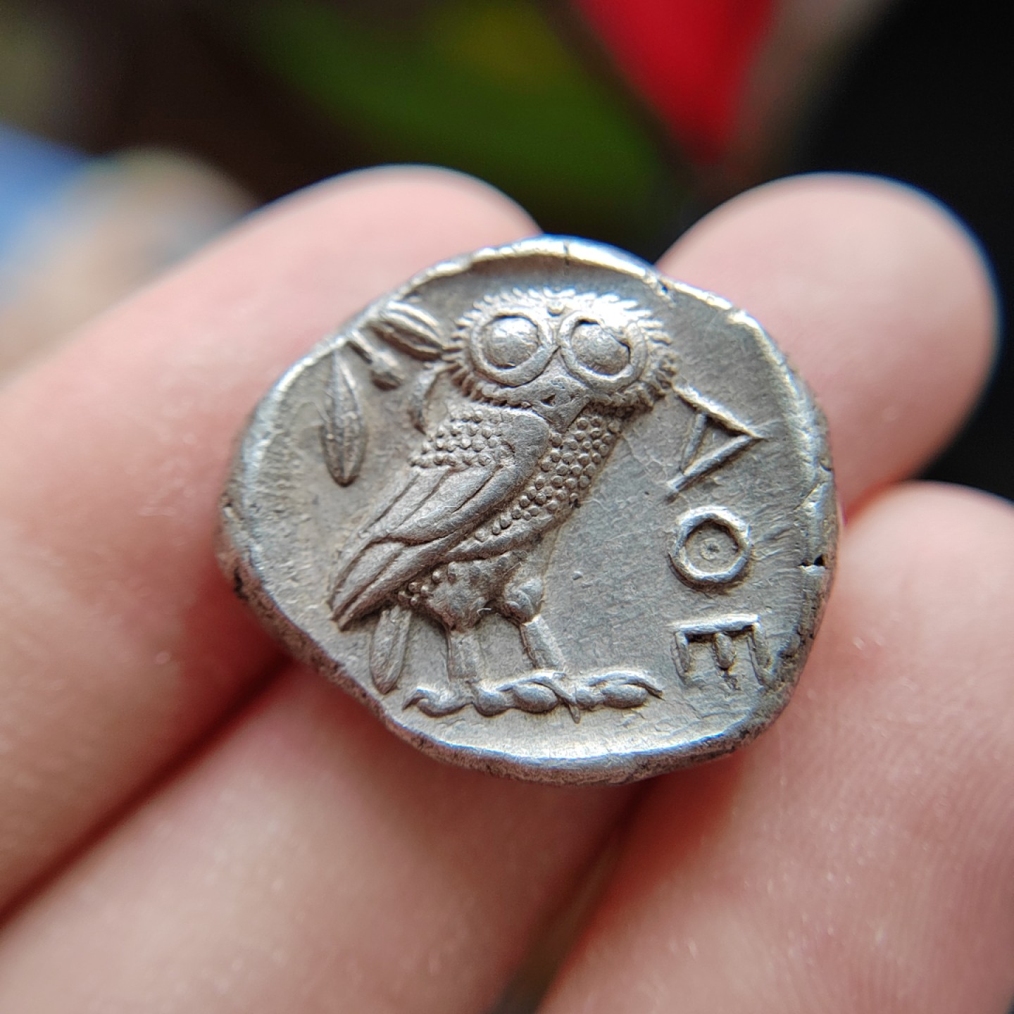 王之爱好～打制币 古希腊雅典娜猫头鹰四德银币
