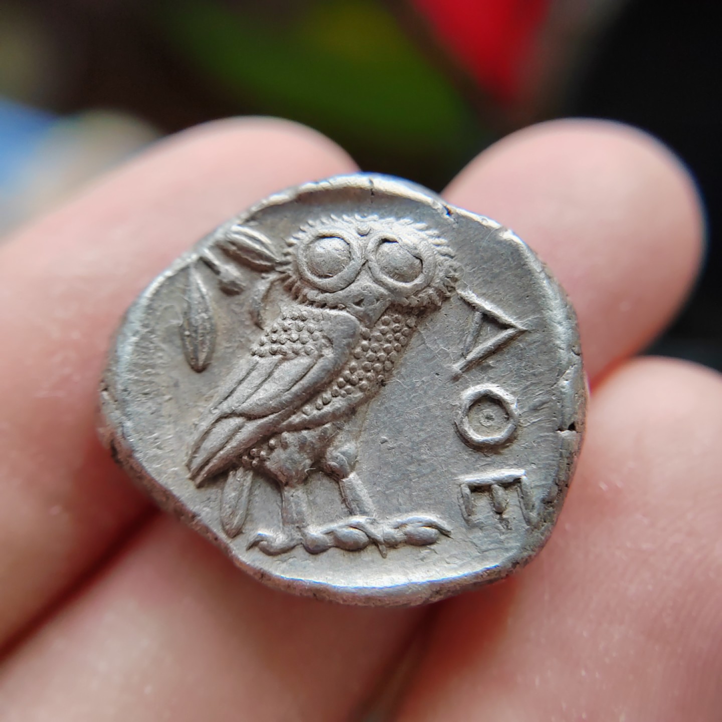 王之爱好～打制币 古希腊雅典娜猫头鹰四德银币