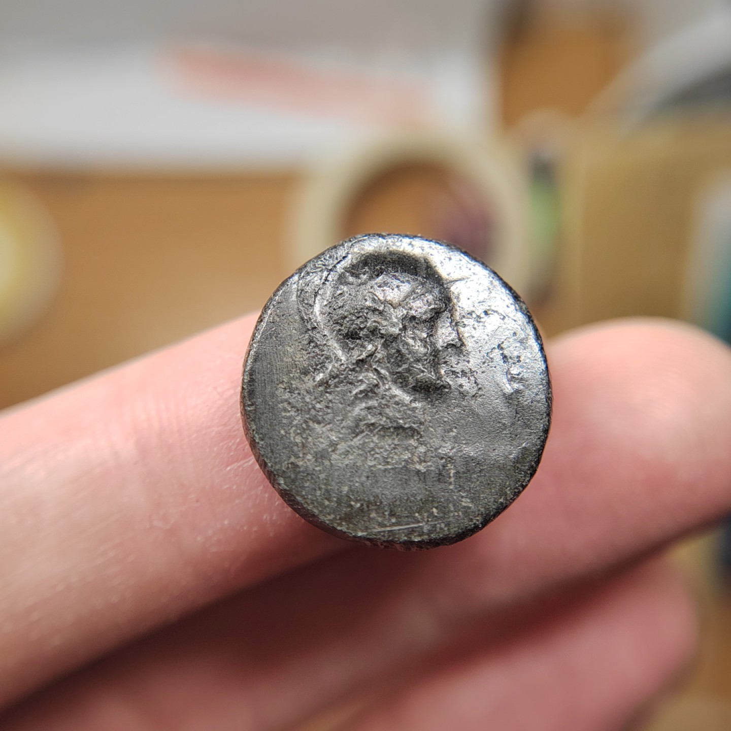 王之爱好～打制币 古希腊雅典娜女神铜币