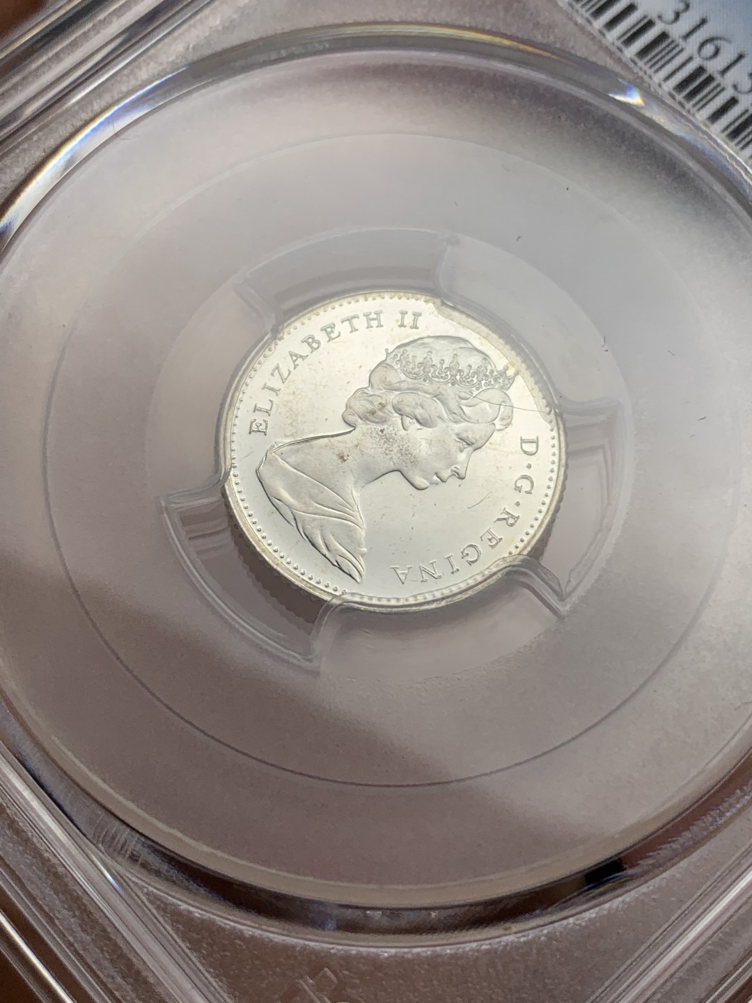 《竞宝斋》第115场-周日，周一 ，2场连拍（全场包邮） PCGS PL65 1967年加拿大10分小鱼银币 PL十分罕见