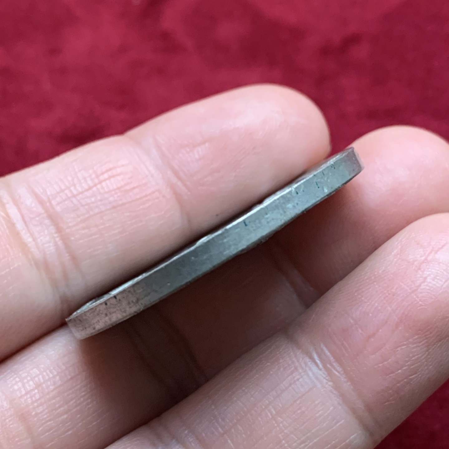 《竞宝斋》第115场-周日，周一 ，2场连拍（全场包邮） 英国1845 泰晤士河隧道 竣工合金纪念章38mm15g