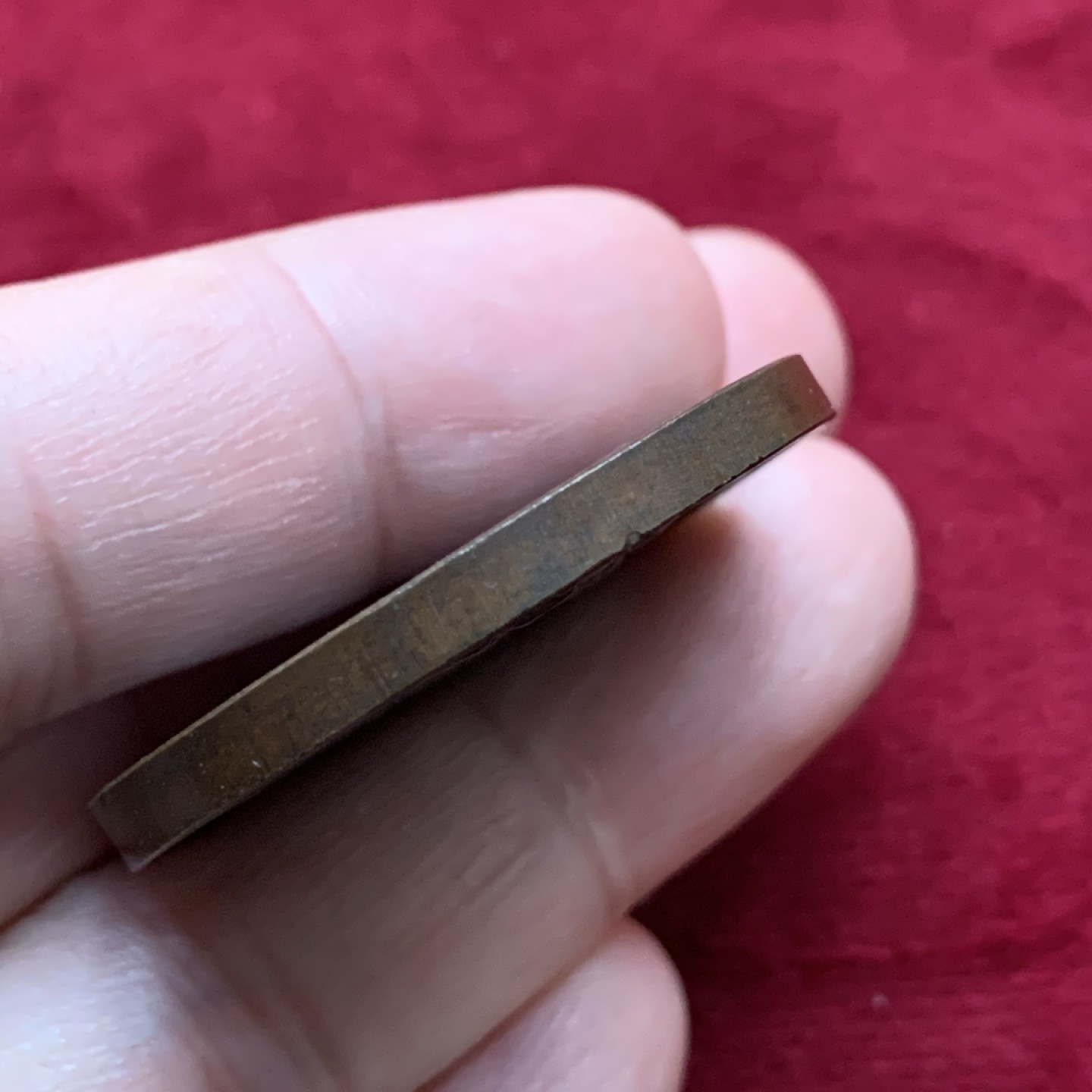 《竞宝斋》第115场-周日，周一 ，2场连拍（全场包邮） 1820年 法国波尔多公爵 诞生铜章，直径38mm，重量31g，光边原铸