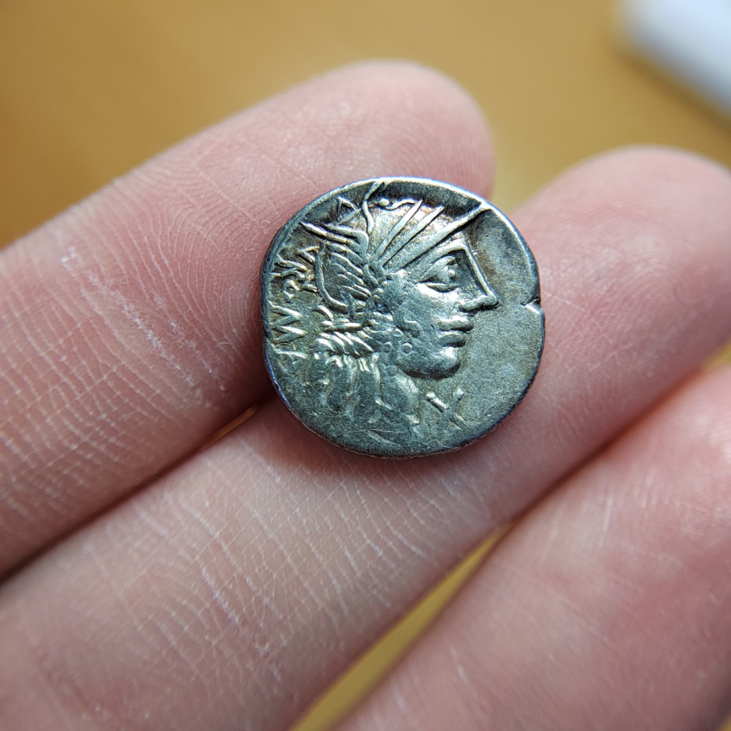 王之爱好～打制币 古罗马共和国时期罗马女神银币