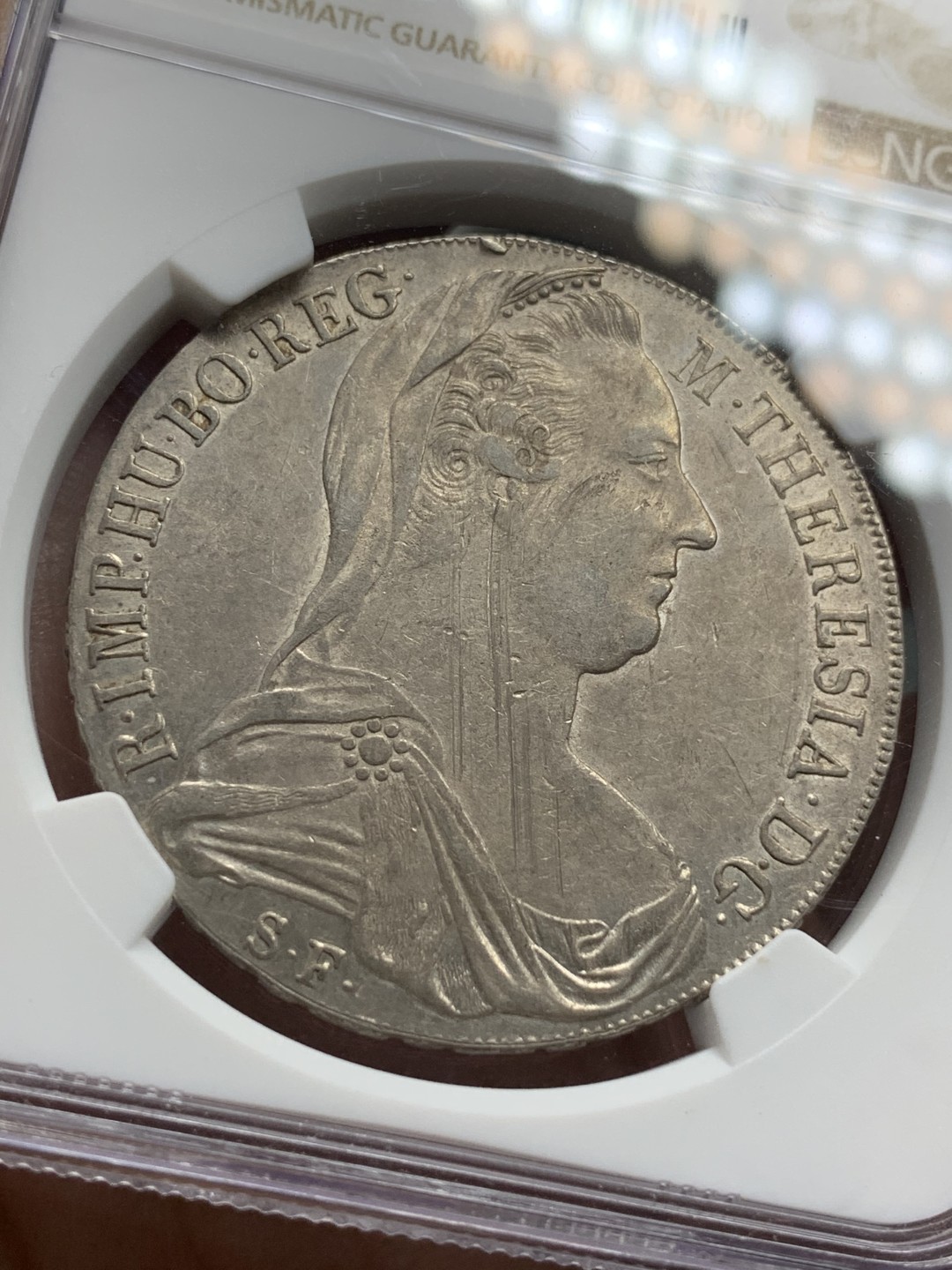 《竞宝斋》第115场-周日，周一 ，2场连拍（全场包邮） NGC AUD 1780 大奶妈 实际铸造年份在 1815-28年威尼斯版 目录编号36a  N就是不会，救不活了