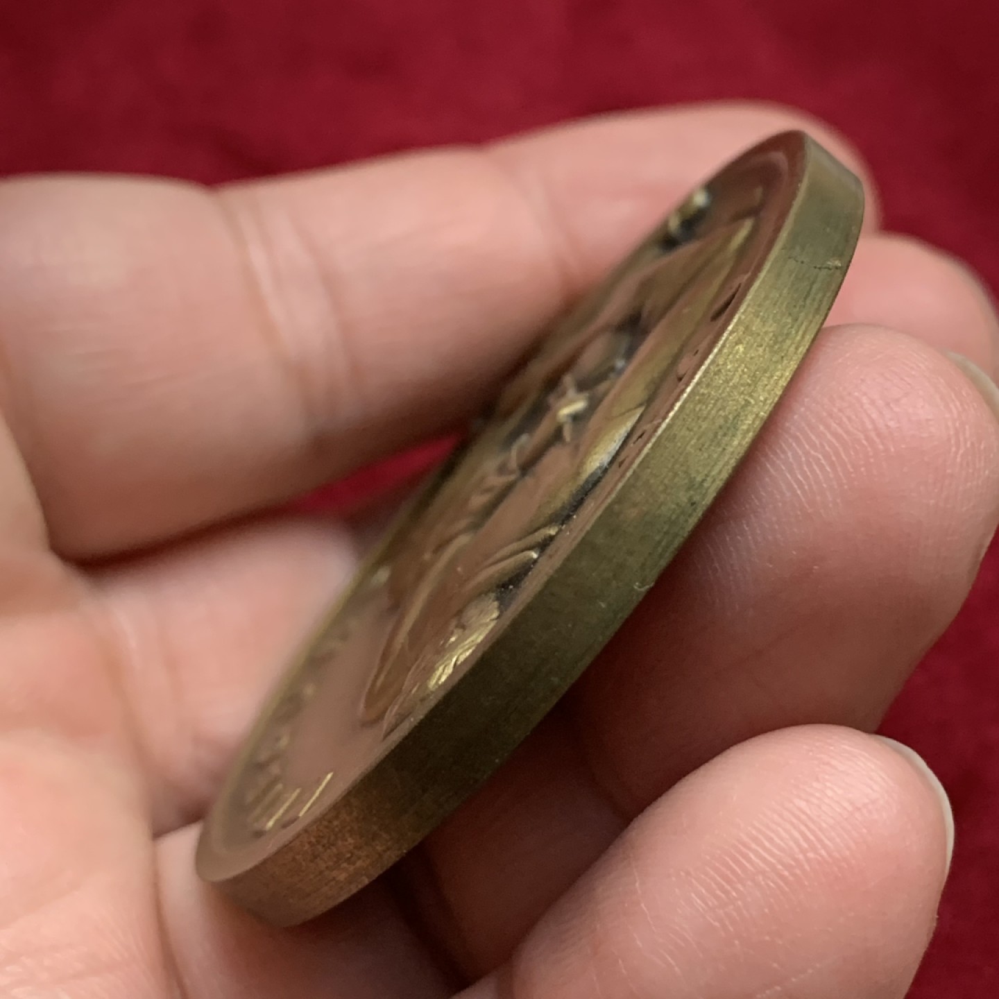 《竞宝斋》第115场-周日，周一 ，2场连拍（全场包邮） 瑞士1934年 射击节 铜章50mm53g