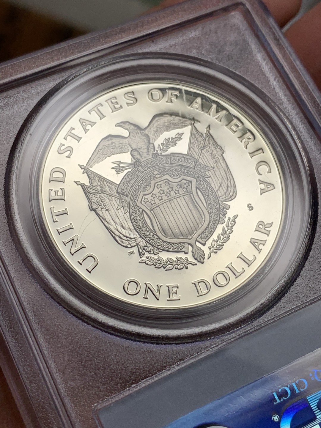 《竞宝斋》第115场-周日，周一 ，2场连拍（全场包邮） PCGS PR69DCAM 美国 1994年 国会大厦 200周年纪念 精制大银币 26.73克 900银